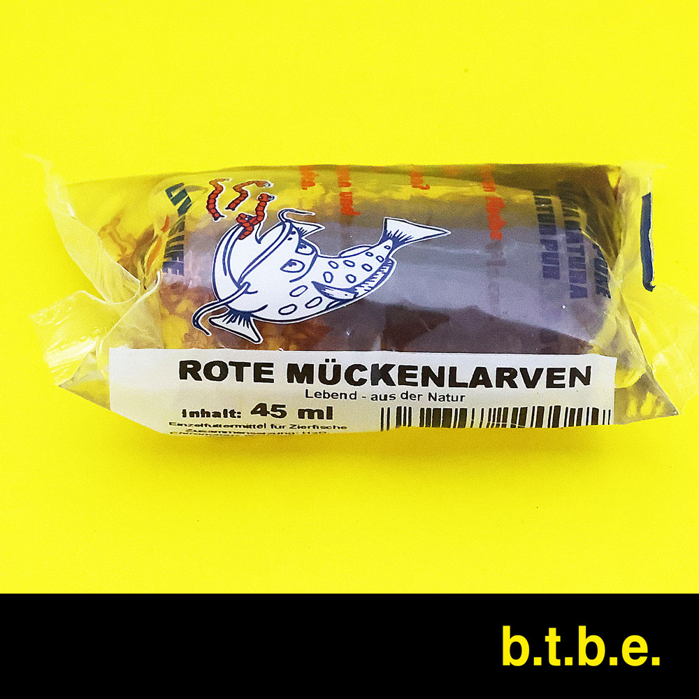 Rote Mückenlarven